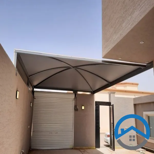 مظلات حدائق ومنازل في مكة المكرمة - تصميم هرمي أنيق مقاوم للحرارة والأمطار